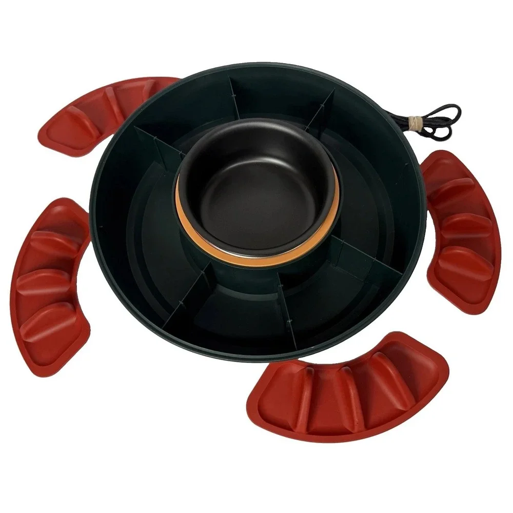 Taco Tuesday Kit Taco Bar Serving Set for a Party  30Oz Heated Pot NWOB